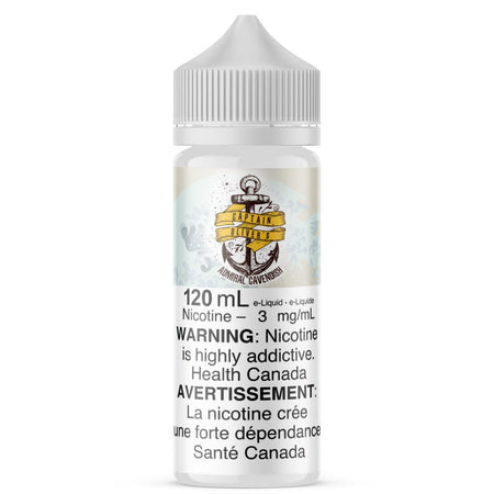 Captain Olivers Admiral Cavendish E Liquid E-Liquid Captain Oliver's Custards & Puddings 120mL 3mg/mL 