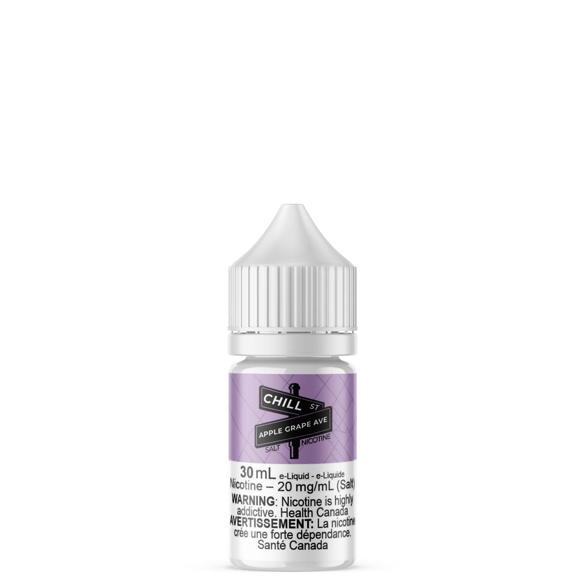 Chill Street Apple Grape Avenue Salt Nic E Liquid E-Liquid Chill St. 30mL 10mg/mL 