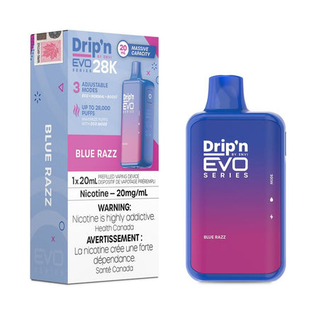 Drip'n EVO 28K - Blue Razz Disposable Drip'n EVO 28K 