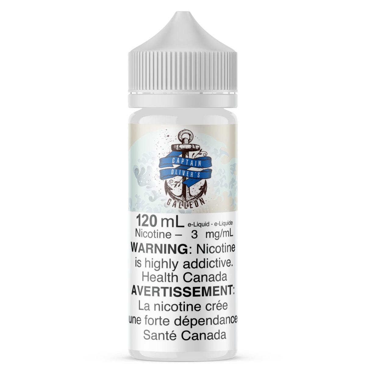 Captain Olivers Galleon E Liquid E-Liquid Captain Oliver's Custards & Puddings 120mL 3mg/mL 