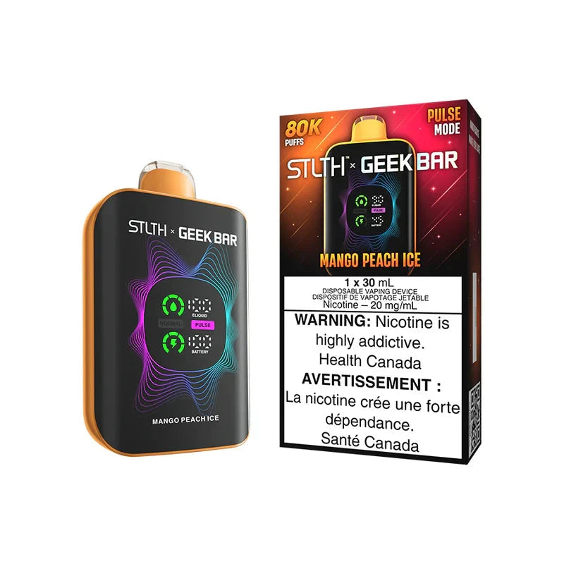 STLTH x Geekbar 80K - Mango Peach Ice Disposable STLTH x Geekbar 