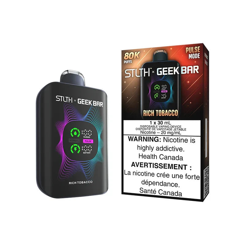 STLTH x Geekbar 80K - Rich Tobacco Disposable STLTH x Geekbar 