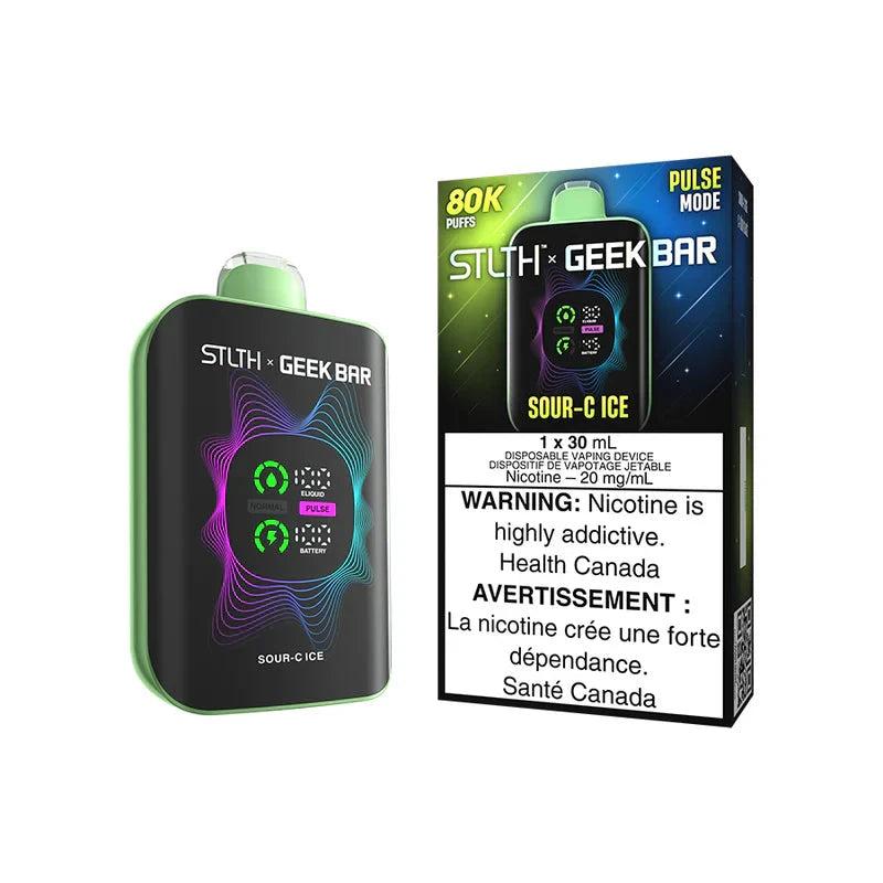 STLTH x Geekbar 80K - Sour-C Ice Disposable STLTH x Geekbar 