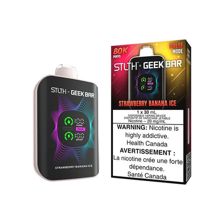 STLTH x Geekbar 80K - Strawberry Banana Ice Disposable STLTH x Geekbar 
