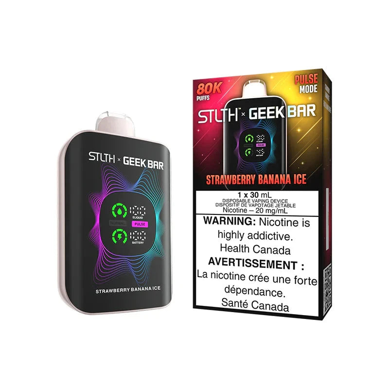 STLTH x Geekbar 80K - Strawberry Banana Ice Disposable STLTH x Geekbar 