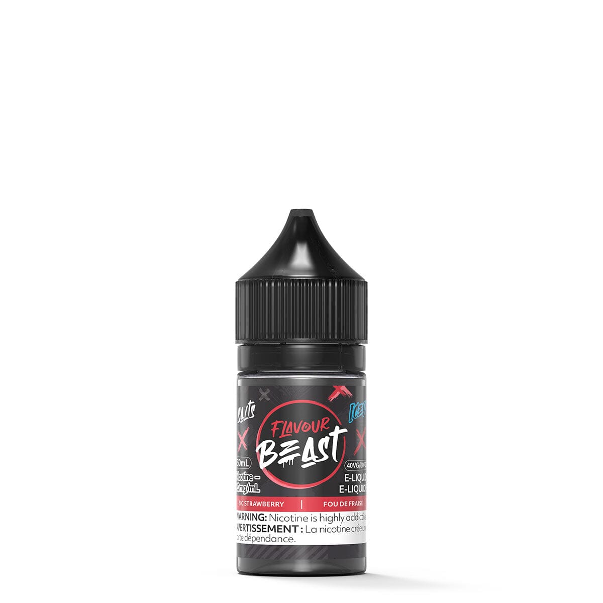 Flavour Beast Sic Strawberry Iced Salt Nic E Liquid E-Liquid Flavour Beast 