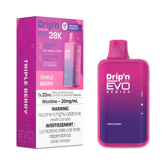 Drip'n EVO 28K - Triple Berry Disposable Drip'n EVO 28K 