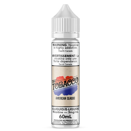 That Tobacco American Classic E Liquid E-Liquid That Tobacco 60mL 3mg/mL 