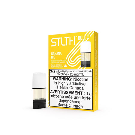 STLTH - Banana Ice Pods Pre-filled Pod STLTH 20mg/mL (Bold 50) 