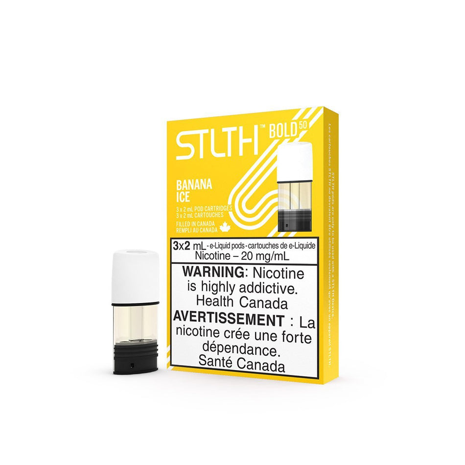 STLTH - Banana Ice Pods Pre-filled Pod STLTH 20mg/mL (Bold 50) 