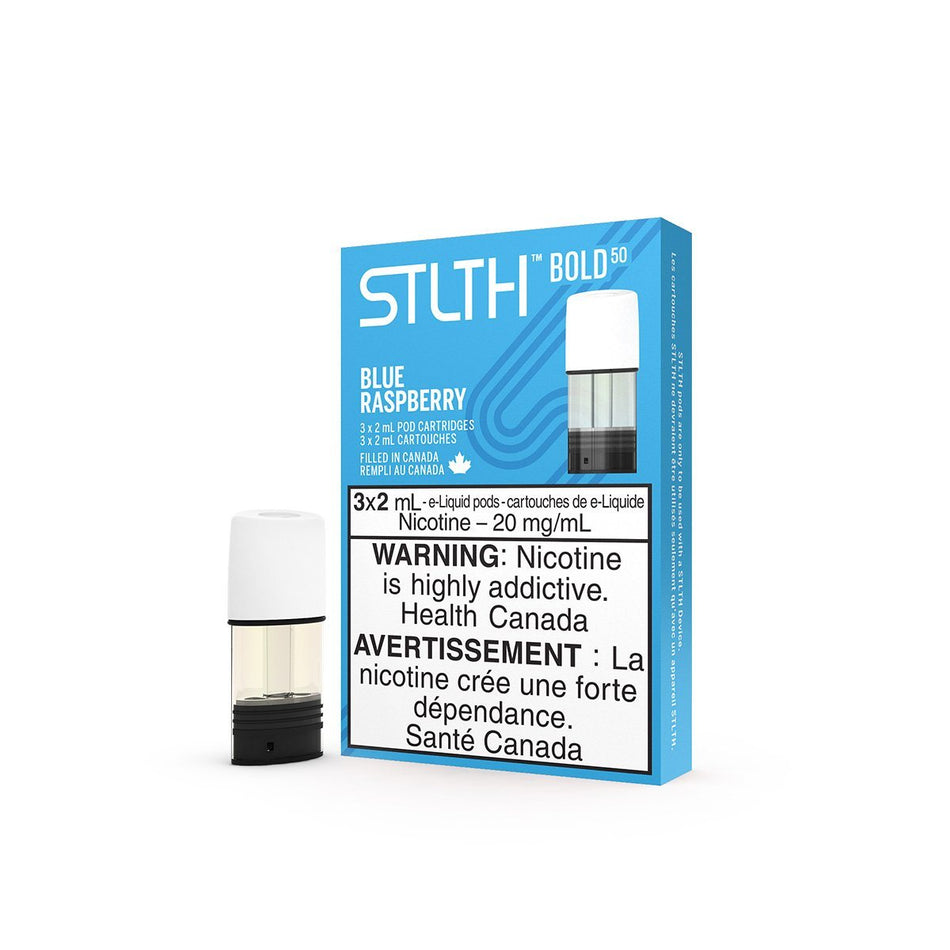 STLTH - Blue Raspberry Pods Pre-filled Pod STLTH 20mg/mL (Bold 50) 