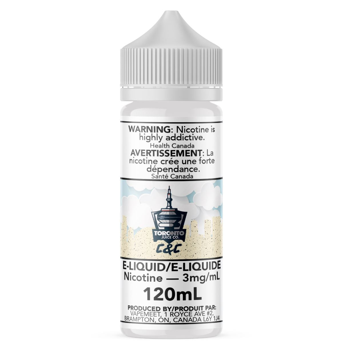 Toronto Juice Co. - C&C E-Liquid Toronto Juice Co. 120mL 0 mg/mL 