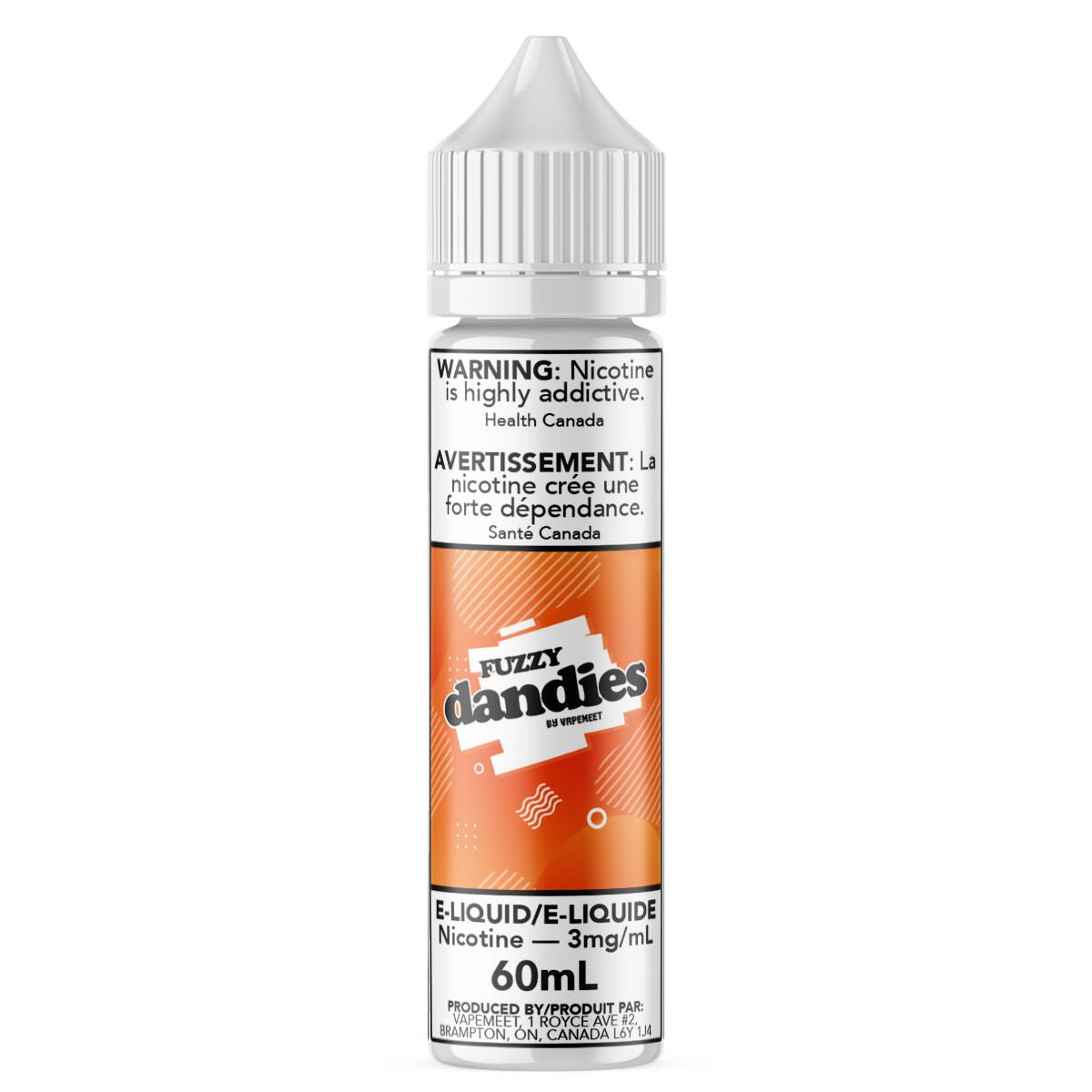 Dandies - Fuzzy E-Liquid Dandies 60mL 0 mg/mL 