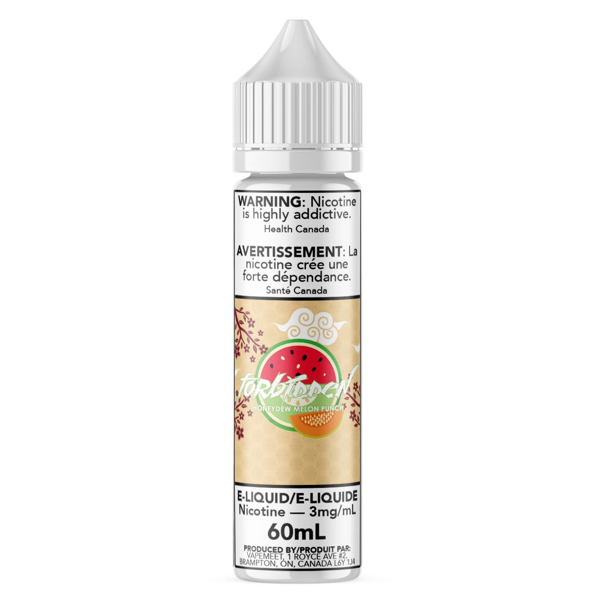 Forbidden - Honeydew Melon Punch E-Liquid Forbidden 60mL 0 mg/mL 
