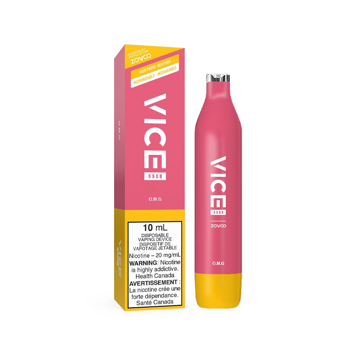 Vice 5500 O.M.G Disposable Vape Pen Disposable Vice 20mg/mL 