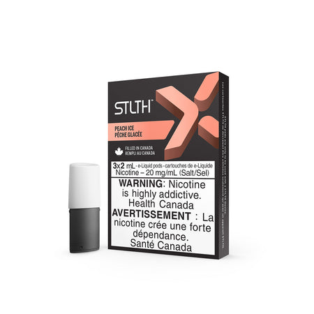 STLTH - Peach Ice Pods (STLTH X) Pre-filled Pod STLTH 