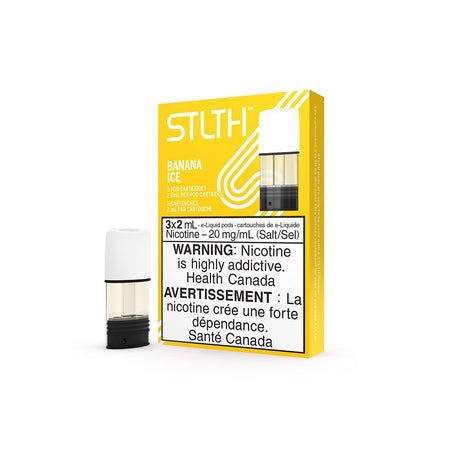 STLTH - Banana Ice Pods Pre-filled Pod STLTH 35mg/mL 