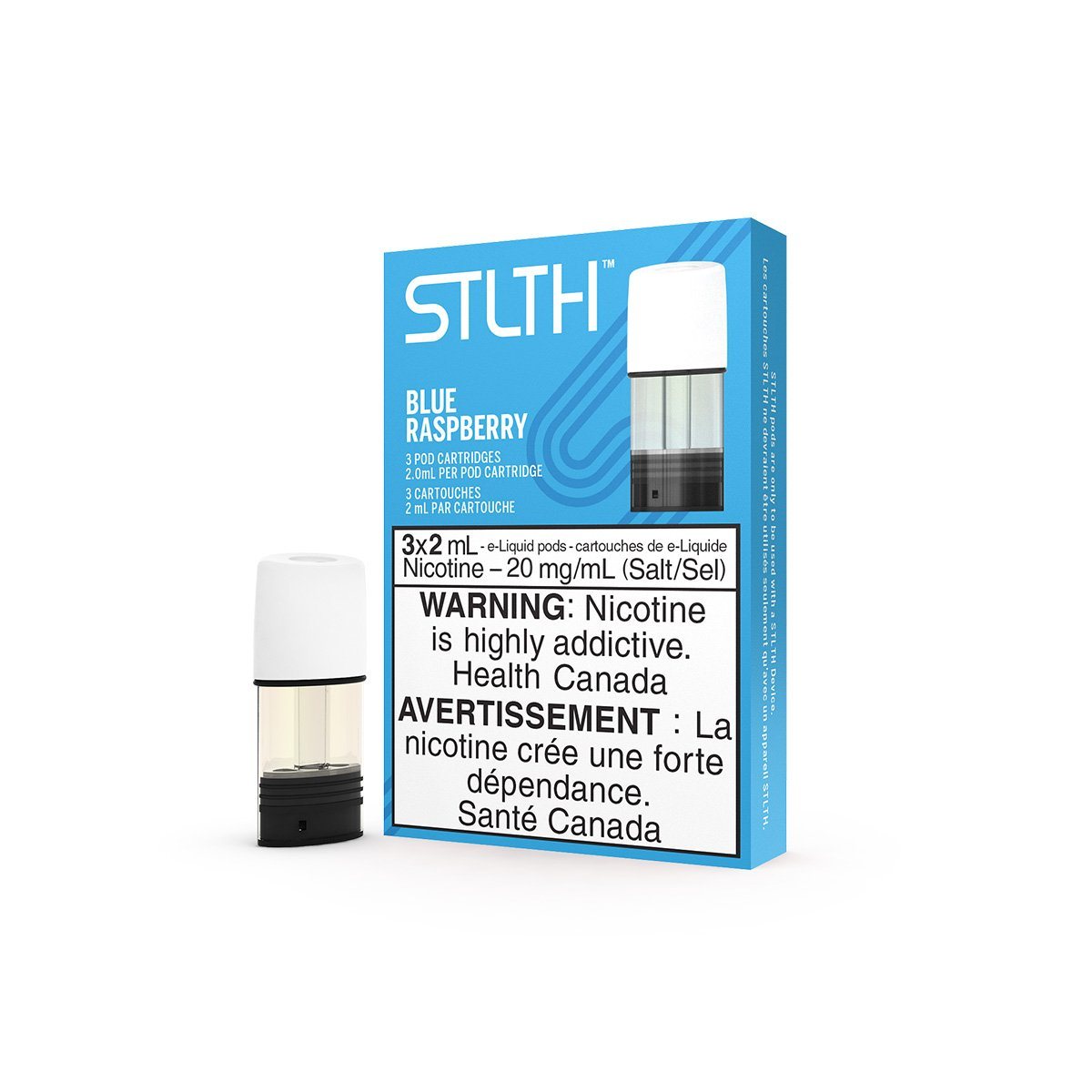 STLTH - Blue Raspberry Pods Pre-filled Pod STLTH 50mg/mL 